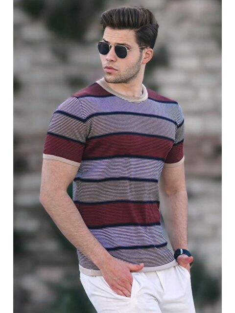 Madmext Camel Erkek Tişört 5121 - S000016554-20472