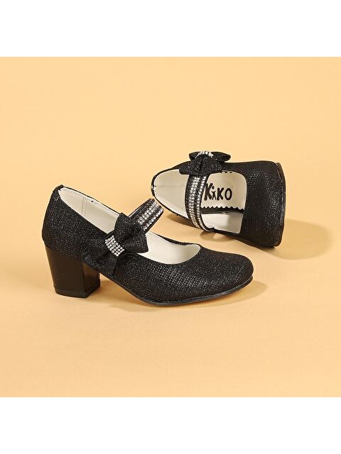 Kiko Kids Cameli Çupra Günlük Kız Çocuk 4 Cm Topuklu Abiye Ayakkabı - S000003065-19351