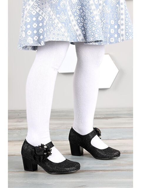 Kiko Kids Angelina Çupra Günlük Kız Çocuk 4 Cm Topuklu Abiye Ayakkabı - S000003066-19351