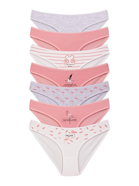 Dominant Kadın Pamuklu Elastanlı Külot 7'li Paket - S000079820-23173