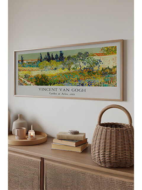 Artavessa Tek Parça Gerçek Ham Ahşap Yatay Panorama Çerçeveli Tablo - Model 32 - 33 x 70