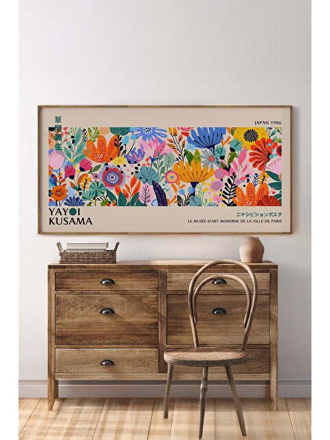 Artavessa Tek Parça Gerçek Ham Ahşap Yatay Panorama Çerçeveli Tablo - Model 1 - 50 x 120