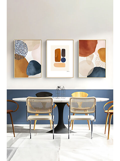 Artavessa 3 Parça Çerçeve Görünümlü Mdf Tablo Seti - ARTSYCLLCT2-1520