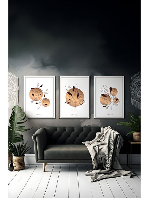 Artavessa 3 Parça Çerçeve Görünümlü Mdf Tablo Seti - ARTSYCLLCT23-1520