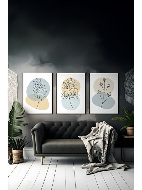 Artavessa 3 Parça Çerçeve Görünümlü Mdf Tablo Seti - ARTSYCLLCT25-2030