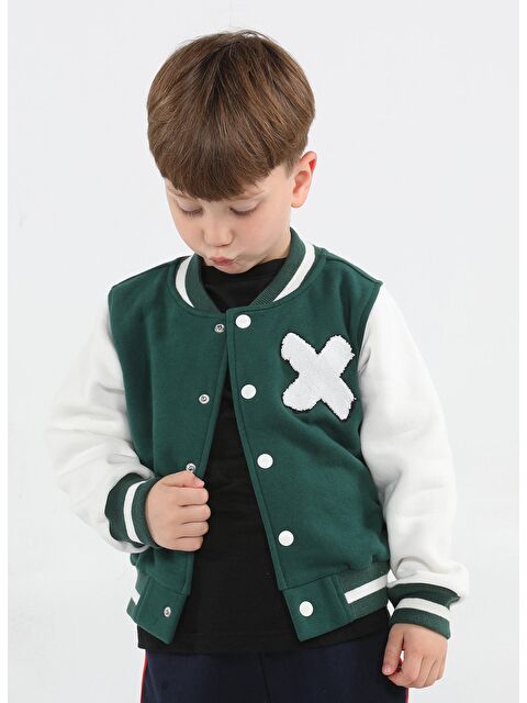 Casabony Yeşil Unisex Kolej Ceket - S000049232-18194