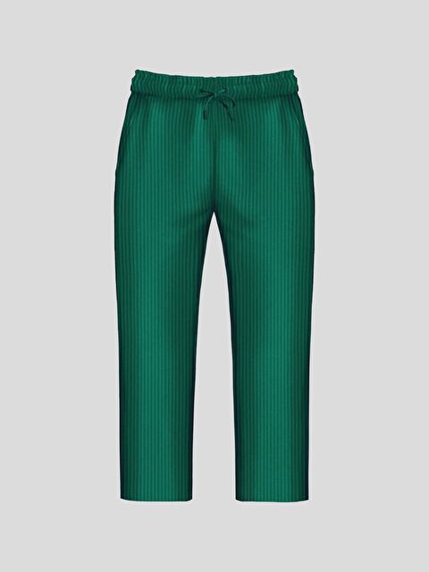 Abluka Online Oversize Fitilli Erkek Pantolon Yeşil - S000044938-18194