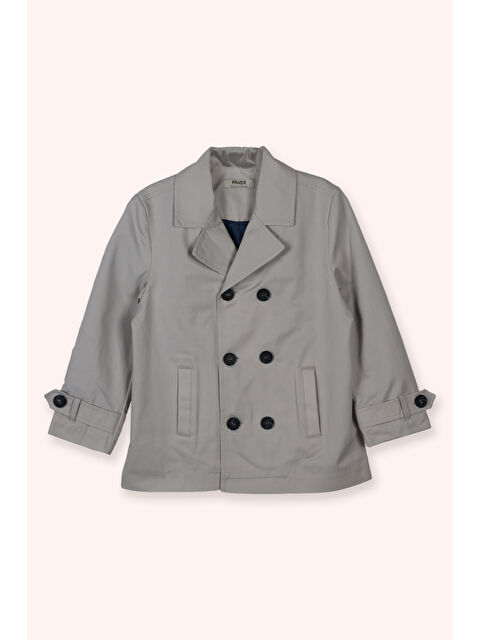 Panço Erkek Çocuk Gri Trençkot - S000449038-20600
