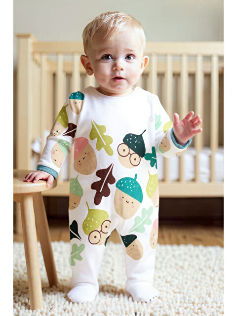 Boboli Erkek Bebek Meyve Baskılı Tulum - S000480758-19965