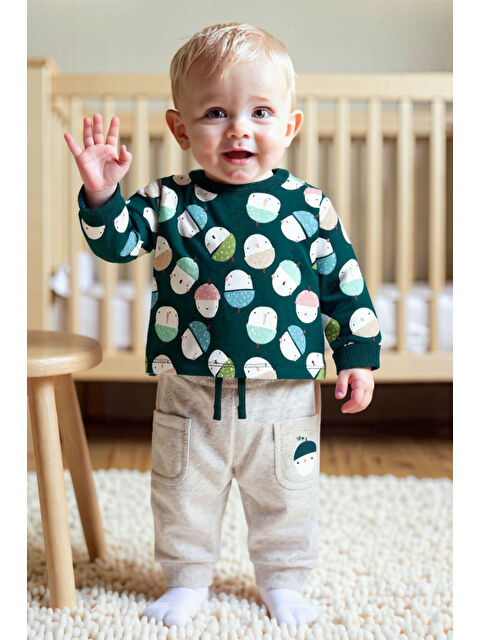 Boboli Erkek Bebek Meyve Baskılı Takım - S000480762-23173