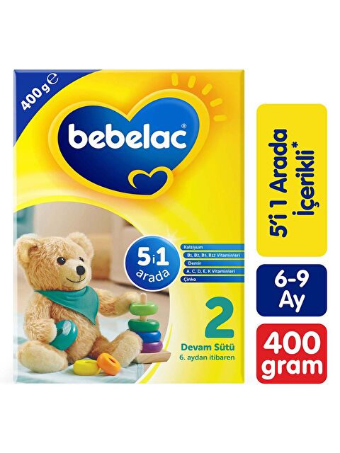 Bebelac 2 Devam Sütü 6-9 Ay 400 Gr - S000400533-20063