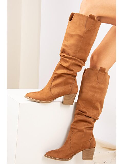 Fox Shoes J404040102 Taba Kadın Çizme - S000056035-37454