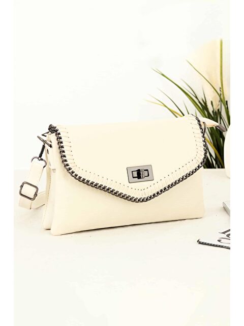 Bipanya Salvador Düz Deri El Askılı Kadın Omuz Çantası BP-4746O - S000067047-19966