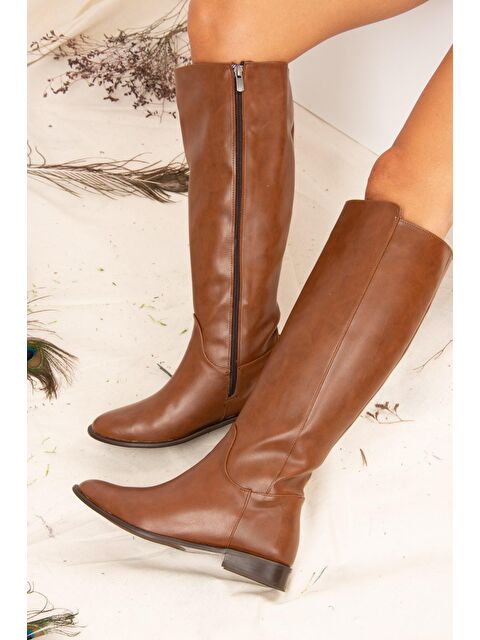 Fox Shoes J654065609 Taba Kadın Çizme - S000055619-37454