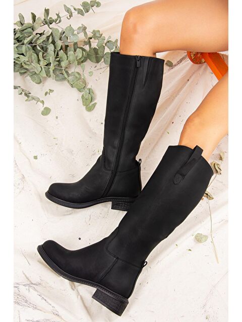 Fox Shoes J674272109 Siyah Kadın Çizme - S000056067-19351