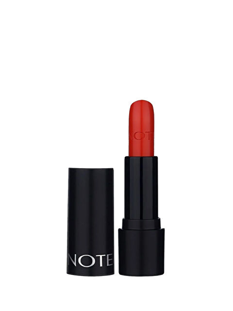 Note Cosmetique Deep Impact Lipstick Kremsi Dokulu Yarı Parlak Ruj 12 Flaming Heart Red - Kırmızı - S000119456-20045