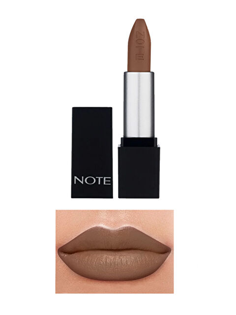 Note Cosmetique Mattever Lipstick Yarı Mat Saten Bitişli Ruj 02 Spring Dress - Kahverengi - S000111098-19413