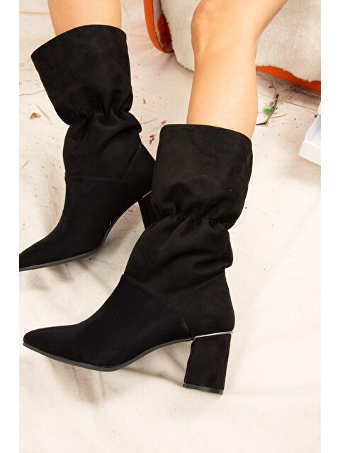 Fox Shoes J518016602 Siyah Kadın Bot - S000054811-19351