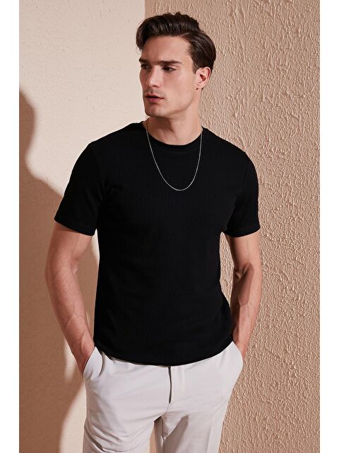 Buratti %100 Pamuk Regular Fit Bisiklet Yaka Tişört 5902407 - S000008324-19351