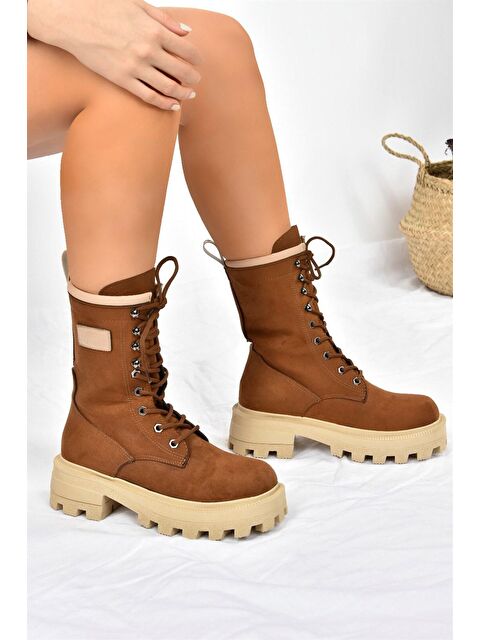 Fox Shoes L9739160 Taba Kadın Bot - S000054688-37454