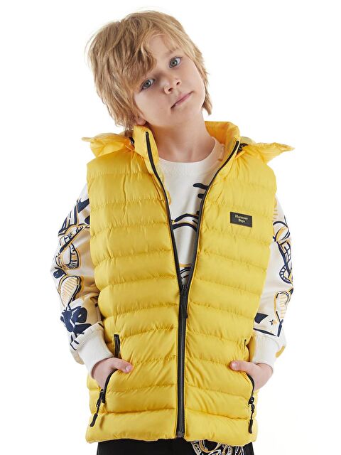 Ahengim Erkek Çocuk Moda Trendi Kapüşonlu Şişme Yelek Ak215051 - S000055202-20072