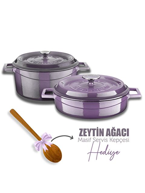 LAVA Yuvarlak Derin ve Sığ 5 Parça Tencere Seti - S000057575-20042