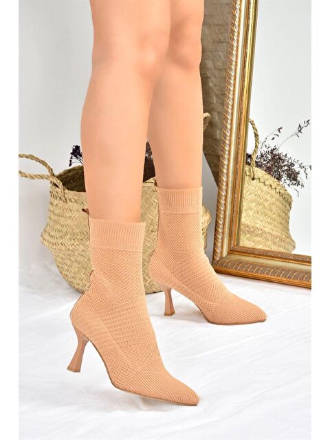 Fox Shoes L7995932 Camel Kadın Bot - S000054797-37257