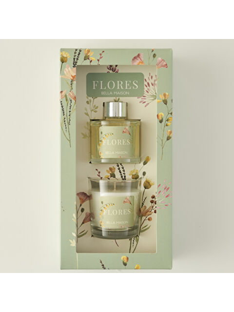 Bella Maison Flores Oda Kokusu Mum Seti Yeşil - S000378656-18194