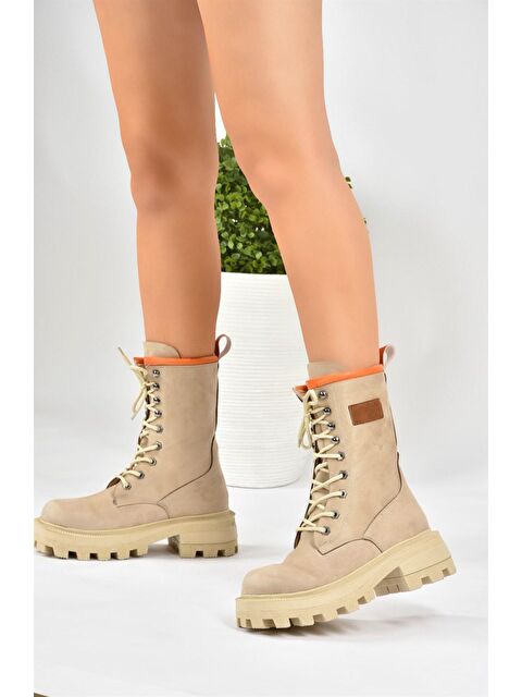 Fox Shoes L9739160 Vizon Kadın Bot - S000054688-26429