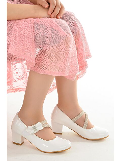 Kiko Kids Aisha Rugan Günlük Kız Çocuk 4 Cm Topuklu Abiye Ayakkabı - S000003067-20063