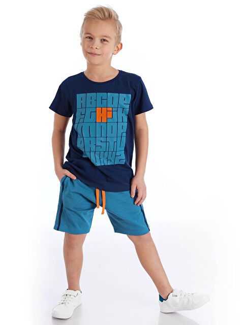 MSHB&G Alfabe Erkek Çocuk Tişört Şort Takım - S000008780-23173