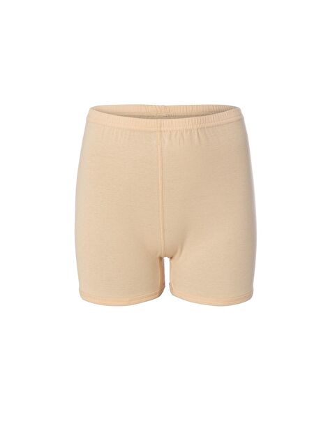 Tolin Kadın Pamuklu Düz Renk Kısa Tayt 427 - S000075082-26407