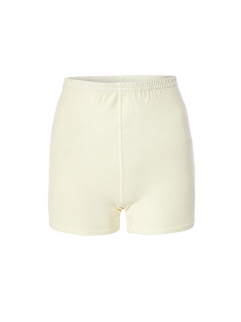 Tolin Kadın Pamuklu Düz Renk Kısa Tayt 427 - S000075082-19966