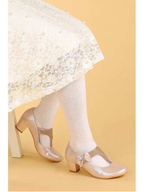 Kiko Kids Cherish Günlük Kız Çocuk 4 Cm Topuklu Abiye Ayakkabı - S000010089-23490