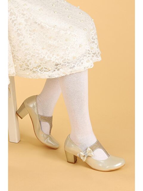 Kiko Kids Cherish Günlük Kız Çocuk 4 Cm Topuklu Abiye Ayakkabı - S000010089-20076