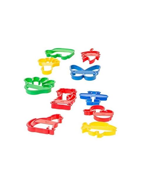 Bubu 10 Parça Merdaneli Oyun Hamuru Kalıbı BUBU00001 - S000103788-27074