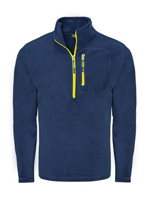 Genius Store Erkek Polar Renkli Yarım Fermuarlı Cepli Tactical Flecee - S000146405-23093