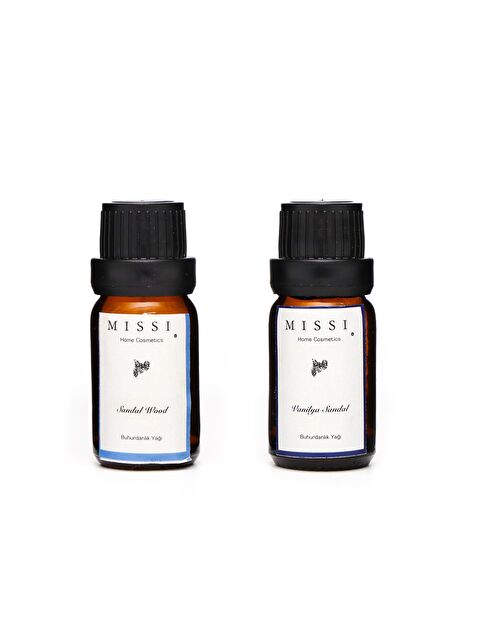 Missi 2'li Vanilya Sandal & Sandal Wood Buhurdanlık Esansı/Yağı - S000096479-19413