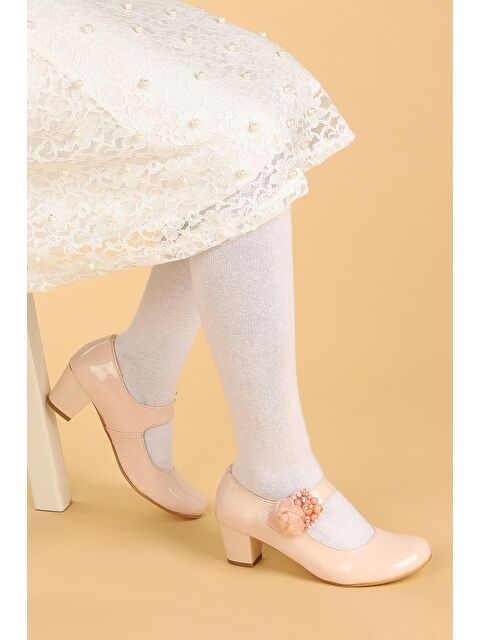 Kiko Kids Angelina Rugan Günlük Kız Çocuk 4 Cm Topuklu Abiye Ayakkabı - S000003060-23490