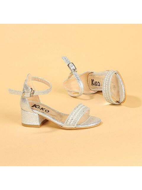 Kiko Kids Heidi Çatlak Günlük Kız Çocuk 3 Cm Topuklu Sandalet Abiye Ayakkabı - S000003062-18105