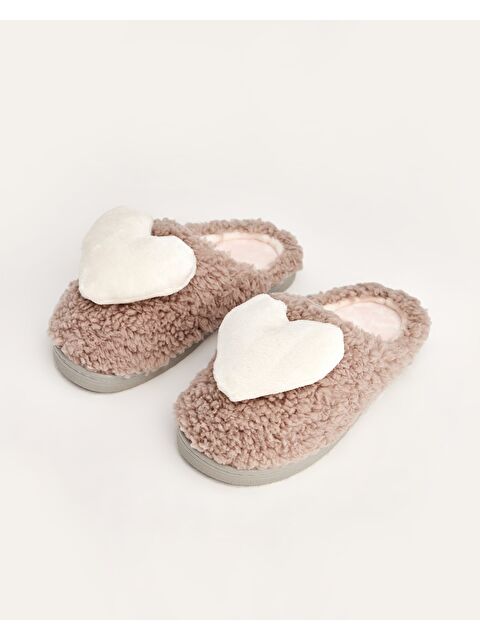 Chirpy HEART - Kalp Figürlü Kadın Ev Terliği - S000275026-20600