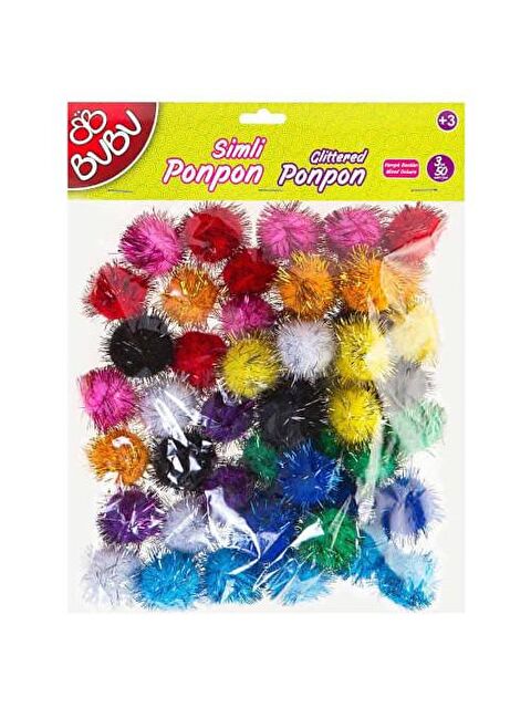 Bubu Simli Ponpon 3 Cm 10 Renk 50 Li BUBU00113 - S000103811-27074