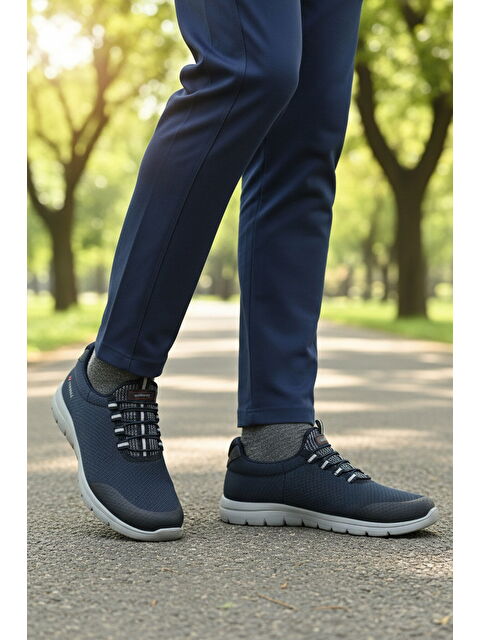 Walkway Lacivert Triko Hafif Erkek Spor Ayakkabı Flexible II M - S000367795-37350