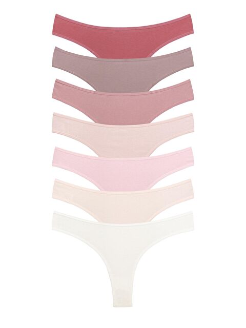 Dominant Kadın Brazilian Pamuklu Elastanlı Külot 7'li - S000080018-23173