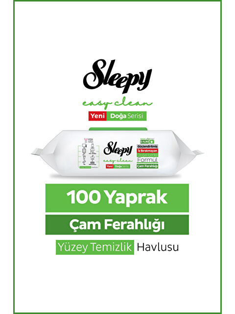Sleepy Pine Yüzey Temizlik Havlusu Mendili Çam Ferahlığı 100 Yaprak