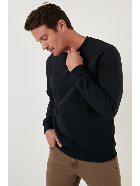 Buratti Slim Fit Bisiklet Yaka Pamuklu Kazak 456201 - S000000790-21164