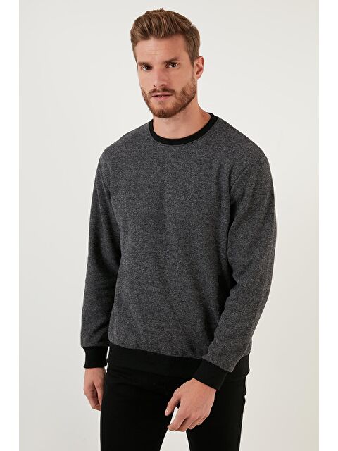 Buratti Slim Fit Bisiklet Yaka Pamuklu Büyük Beden Kazak 456201 - S000000790-20600