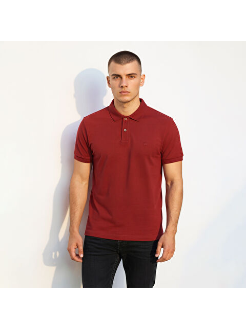 Wrangler Erkek Bordo Polo Yaka  Tişört - S000166338-19951