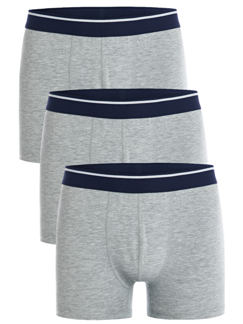 Tolin Erkek 3 lü Pamuklu Elastanlı Renkli Boxer Seti 4147 - S000413202-74