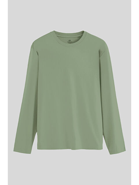 Tommylife Kaktüs Standart Fit Basic O Yaka Erkek Sweatshirt - 87997 - S000422969-18194